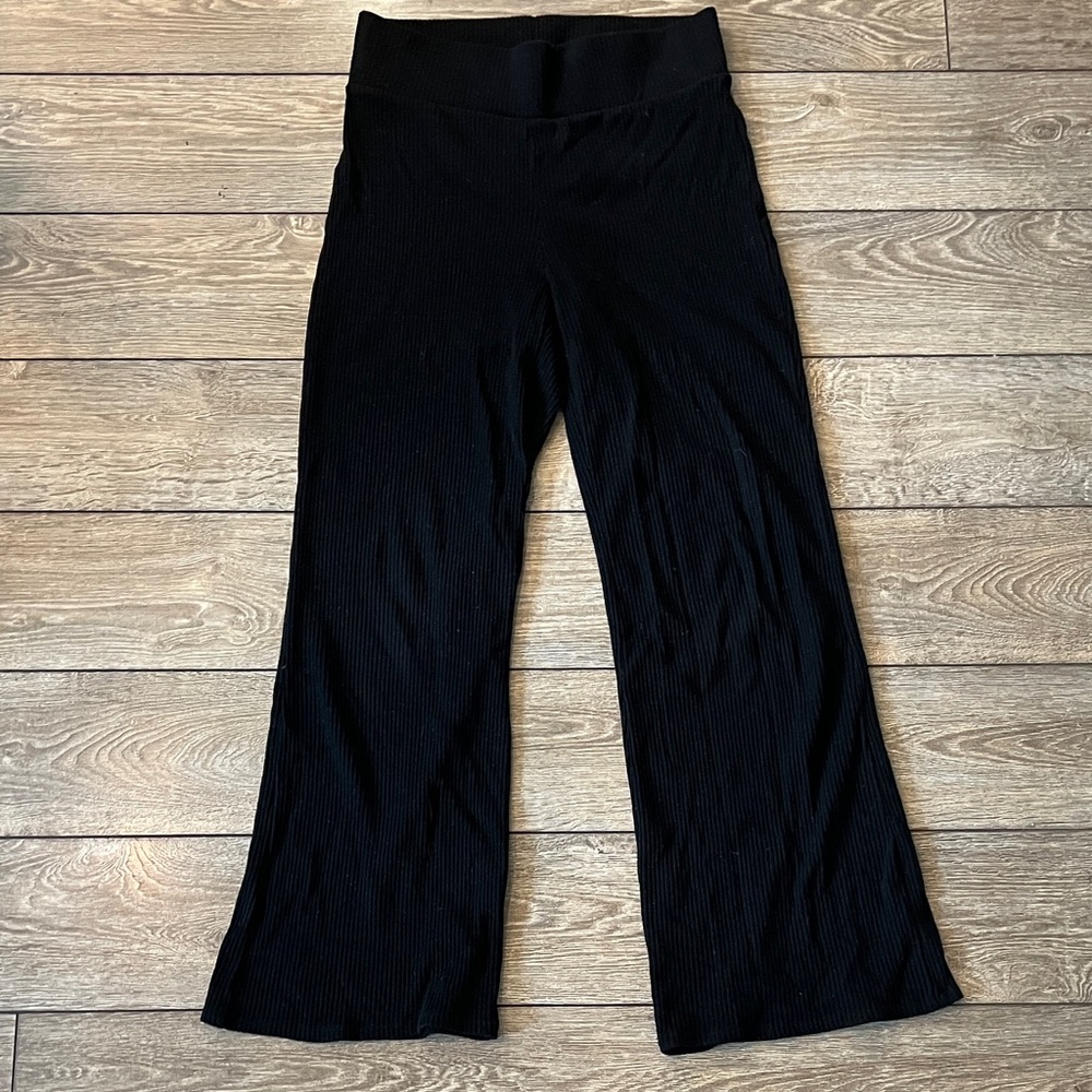 Old Navy Women's Black Ribbed Joggers